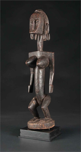  Weibliche Figur Bambara, Mali Holz