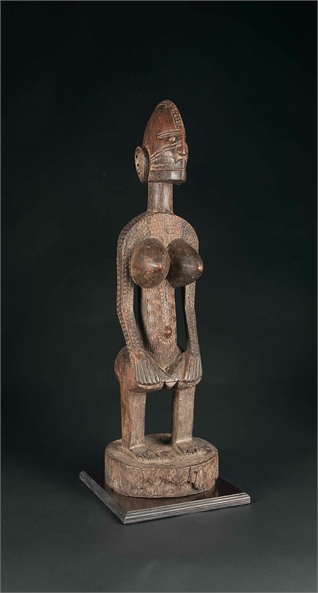  Stehende weibliche Figur Bambara, Bougouni, Mali