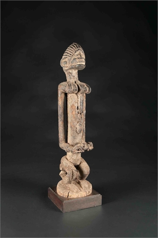   Mutter mit Kind Figur Dogon, Mali Holz  