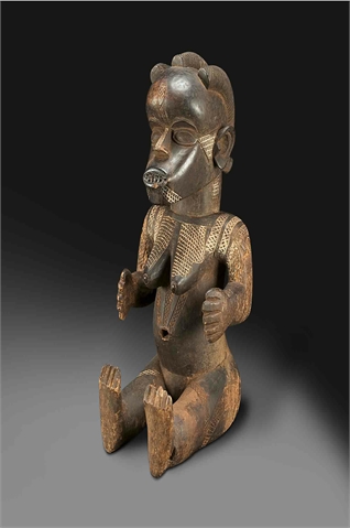   Weibliche Figur Bassa, Liberia Holz  