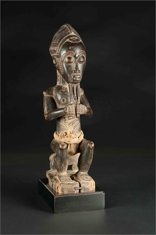   Männliche Figur Baule, Elfenbeinküste Holz  
