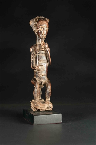   Männliche Figur Baule, Elfenbeinküste Holz  
