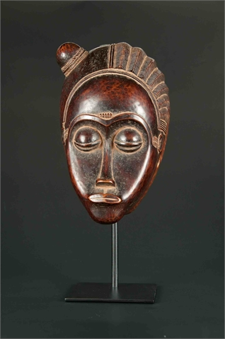  Gesichtsmaske Baule, Elfenbeinküste Holz  