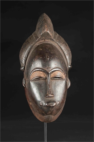   Gesichtsmaske Baule, Elfenbeinküste Holz  