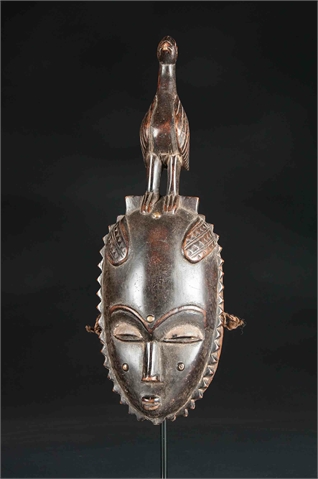   Gesichtsmaske Yaure, Elfenbeinküste Holz  