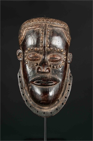   Gesichtsmaske Kouzié, Bete, Elfenbeinküste Holz  