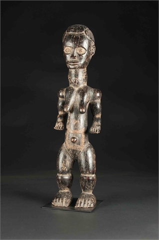   Weibliche Figur Bete, Elfenbeinküste Holz  