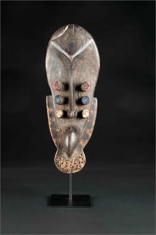   Gesichtsmaske Oubi, Elfenbeinküste Holz  