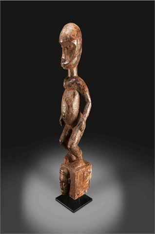   Tanzaufsatz Eket, Nigeria Holz  