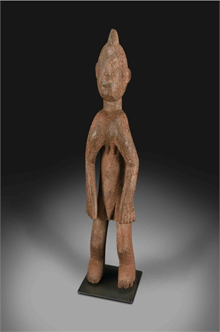   Männliche Figur Chamba, Nigeria Holz  