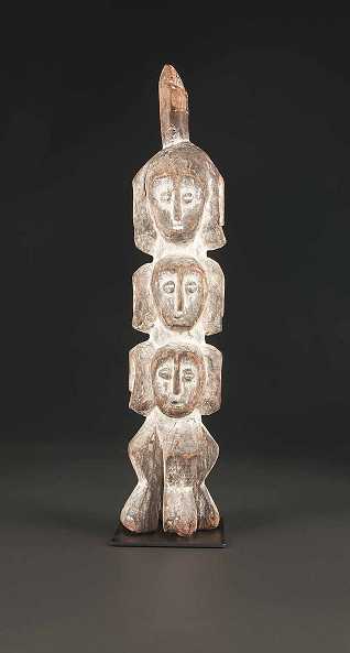  Ritual-Figur, Lega, Dem. Rep. Kongo, Holz, Höhe 46 cm