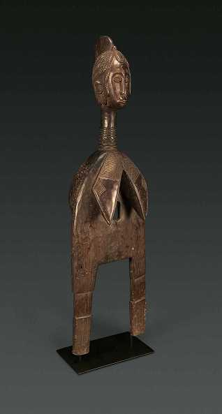  Tanzaufsatz, Baga, Guinea, Holz, Höhe 109 cm
