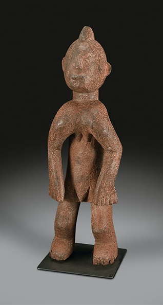  Männliche FigurChamba, NigeriaHolzHöhe 47 cmErworben 1976in Abuja, Nigeria