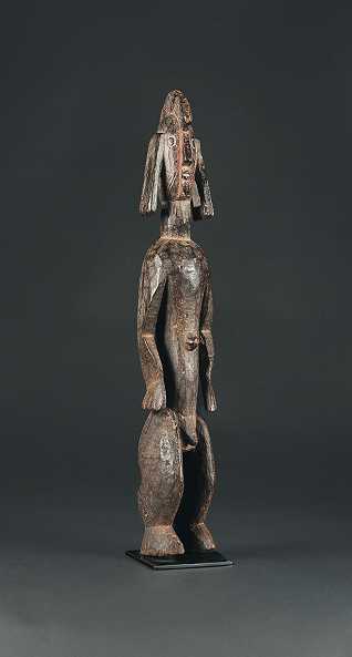 MumujeMännliche FigurNigeriaHolzHöhe 49 cm