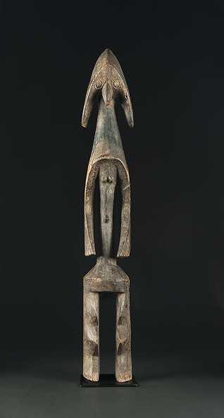  MumujeWeibliche FigurNigeriaHolzHöhe 69 cm