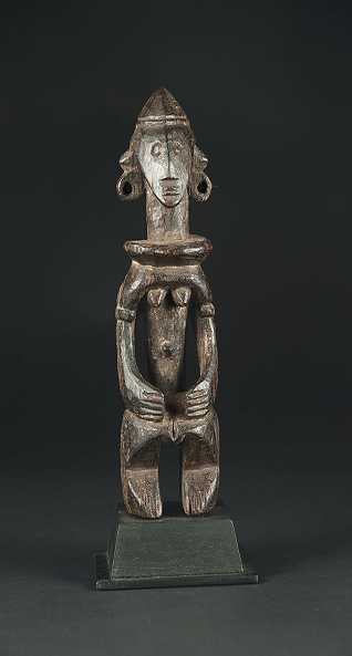  JukunWeibliche FigurNigeriaHolzHöhe 24 cm