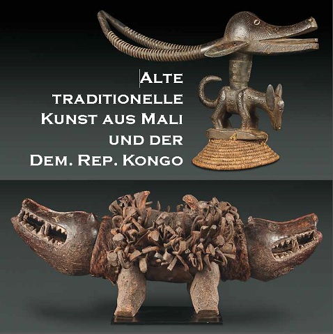 Alte traditionelle Kunst aus Mali und der Dem. Rep. Kongo