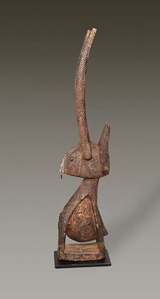 Tanzaufsatz Bambara Sogo-Ni-Kun Mali Holz Höhe 71 cm