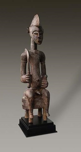 Männliche Figur Senufo Sikaßo-Region, Mali Holz Höhe 68 cm