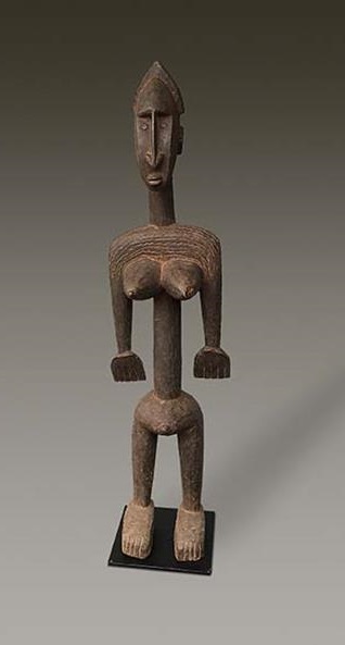 Weibliche Figur jo nyeleni Segou-Region, Mali Holz Höhe 82 cm